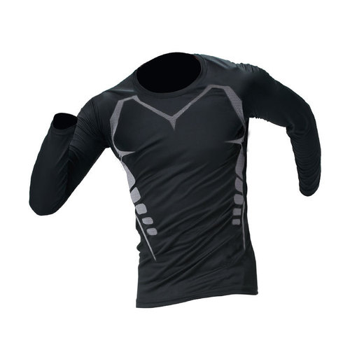 Men's Sports Top Running Gym Clothes Cycling Morning Running Suit Tight Autumn Training Quick-Drying Sportswear