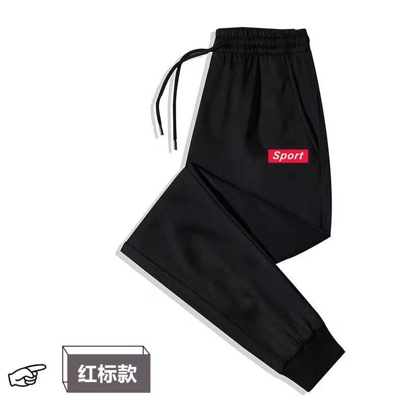 Otoño e invierno pantalones forrados de lana pantalones casuales de los hombres Pantalones deportivos de moda de los hombres pantalones cortos harén tobillo-atado pantalones de estudiante de los hombres