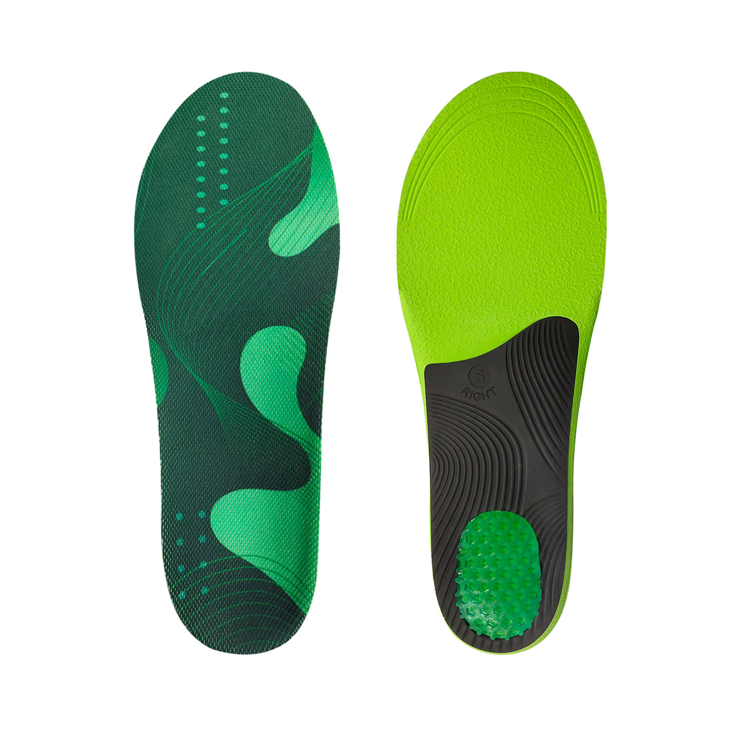 Nuevo arco deportivo ligero corrección plantilla transpirable para hombres y mujeres, suave y cómoda plantilla de amortiguación de alta elasticidad