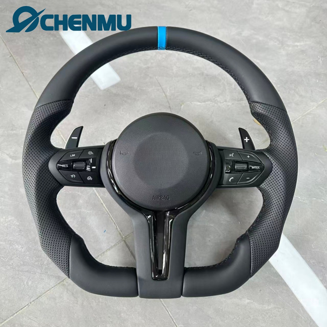 Suitable for Bmw 1234567 Series X12345F10F30F35F15F18 Modified Blue Return Standard Steering Wheel