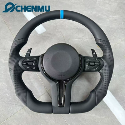Suitable for Bmw 1234567 Series X12345F10F30F35F15F18 Modified Blue Return Standard Steering Wheel