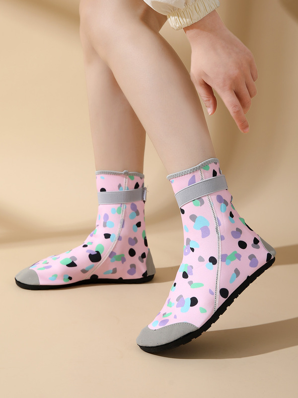 大人用のハイチューブ子供用ビーチシューズ、滑り止めとカット防止のダイビングシューズ、シュノーケリングシューズ、水泳ウェーディングベビーシーサイドビーチソックス|undefined