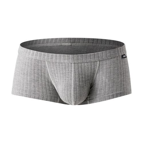 GTOPX MAN men's low-waist single-layer U convex bag boxer sports breathable wide thread sweat-absorbent boxer briefs