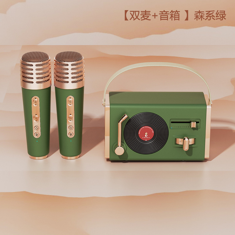 C220レトロbluetoothスピーカー多機能小型レコード機携帯電話パソコンデスクトップ小型音響ミニ新製品|undefined