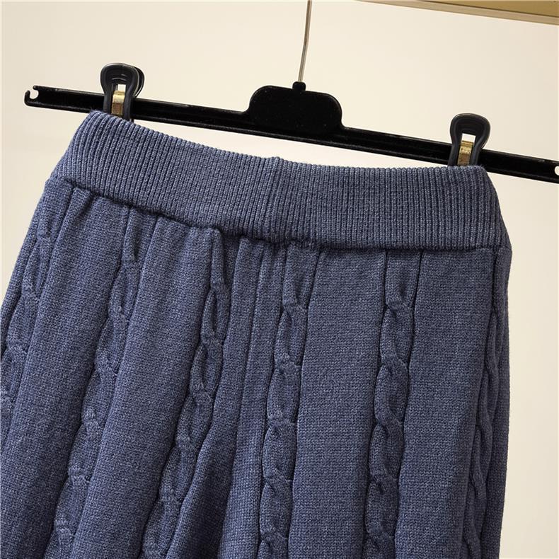 Women's Clothing style age reducing suit for women, lazy style sweater, wide leg pants, vest jacket, new style, street style three piece suit_voghion.com