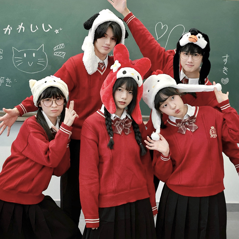 (2개) 대학 스타일 가을 중학생 및 고등학생 운동회 수업 유니폼 졸업 교복 여성 합창 낭송 공연 슈트