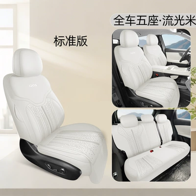 Q05 Special Car Seat Covers, Modelə uyğun (Original) oturacaq örtükləri - ty-standard-edition-streaming-light-rice-upgraded-to-gen-4-26-changan-qiyuan-q05-passenger-with-leg-rest