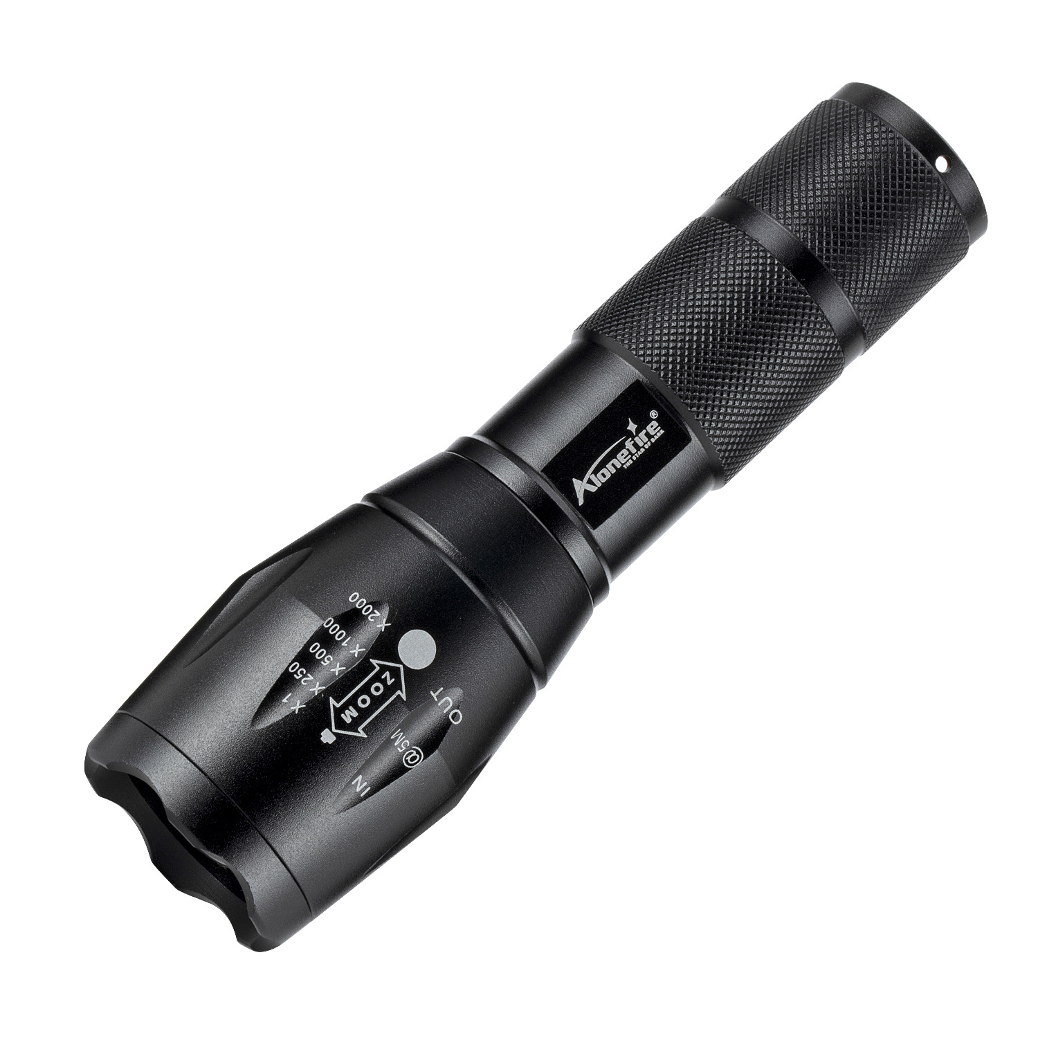 Linterna telescópica A100 E17, luz blanca, cálida, amarilla y naranja, lámpara LED de alta intensidad