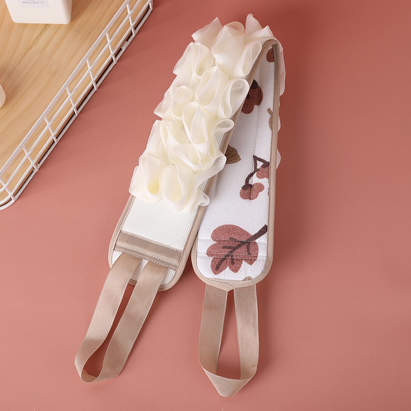 Toallas de limpieza de doble cara poderosas toallas de espalda de tirada de espalda para hombres y mujeres para limpiar la espalda para eliminar la suciedad y el lodo, toallas de baño de espalda larga