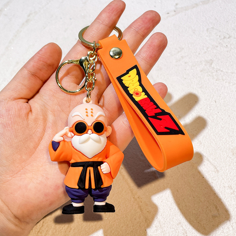 2024新しいドラゴンボールのキーホルダーのストラップのアニメの自動車のカバンは子供のプレゼントの漫画の孫悟空を飾ります。|undefined