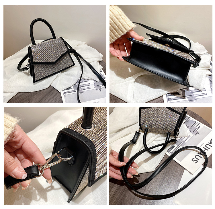 Korean Fashion Diamond-studded Portable Bag display picture 33