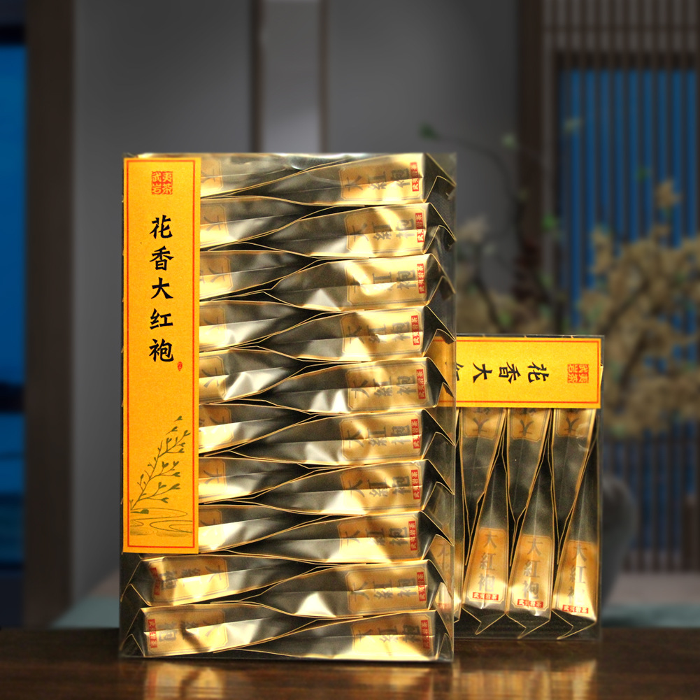 Fujian Tea Factory Wuyi Rock Tea Da Hong Pao Mellow and Full Fire Spring Tea Loose Leaf Gift Box Wholesale Oolong Tea