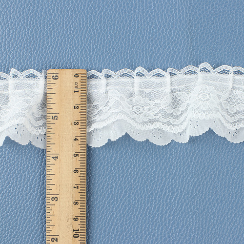 Exquisite lace, pleated lace, wedding dress lace accessories factory