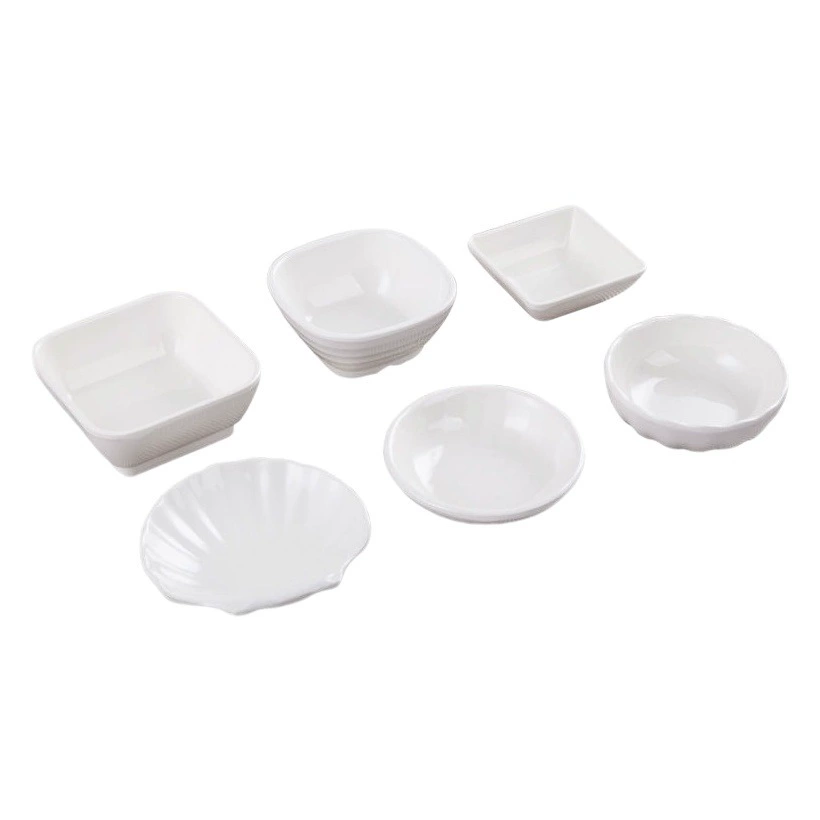 Пластиковое ароматизированное блюдо Уксус Блюдо для соевого соуса Ресторан меламиновая посуда Ресторан Горячий горшок Приправа Маленькая миска Овощи, окунутые в соус