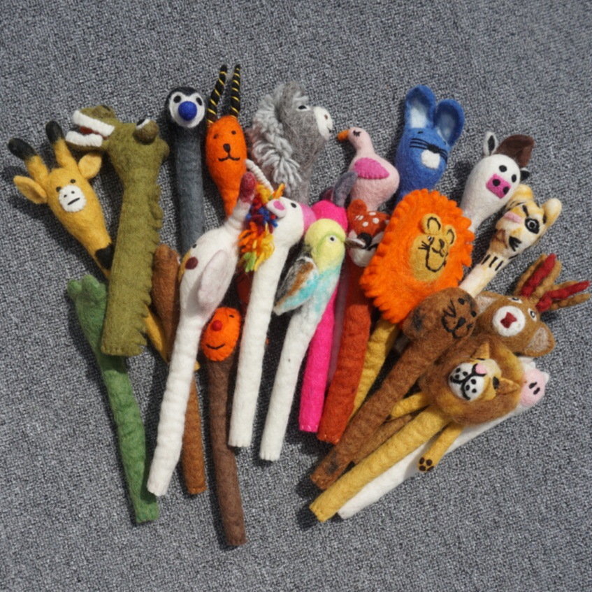 Animal Cartoon Wool Felt Learning School Cute Pen Sleeve display picture 8