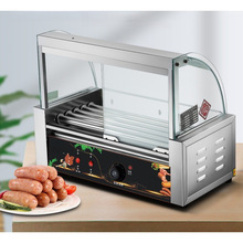 适用商用烤肠机全自动304不锈钢款商用香肠火腿台湾热狗电热小型