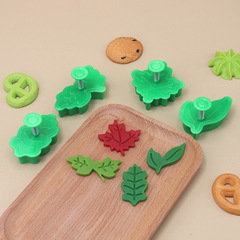 Leaf Spring Mold DIY Cake Mold Baking Tool Set Wholesale Eco-friendly Plastic Manufacturer Direct Supply