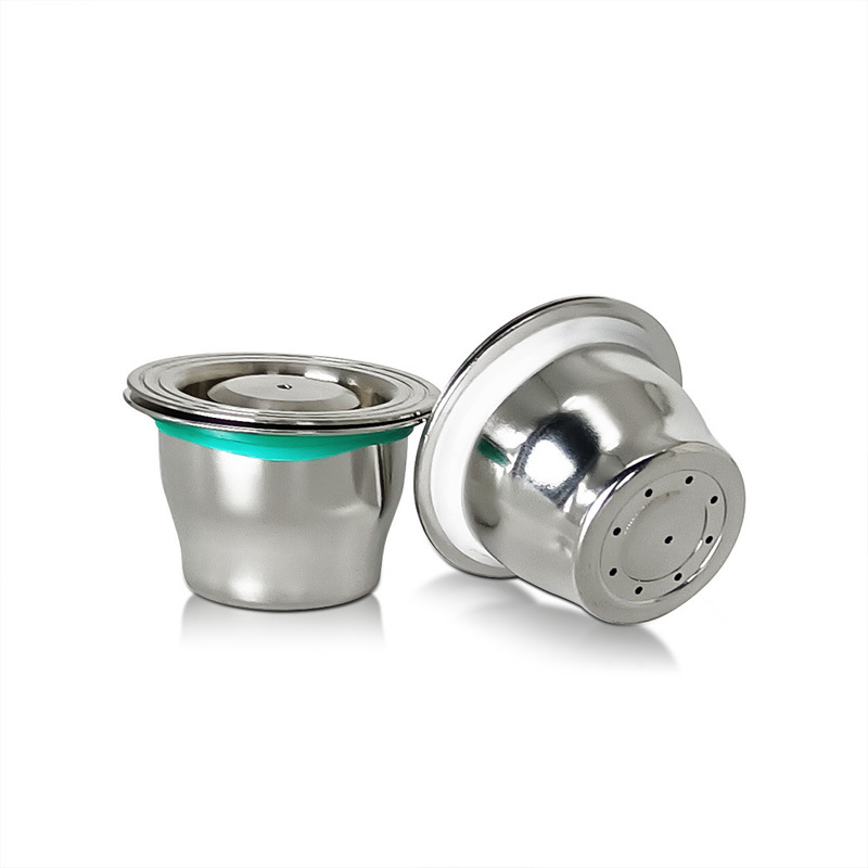 Nestle nespresso coffee capsule shell reusable strainer with creative stainless steel scoop hammer