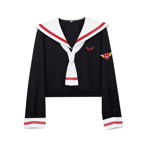 Cardcaptor Sakura Li Xiao Lang school uniform, stage performance cosplay sailor suit, sailor suit