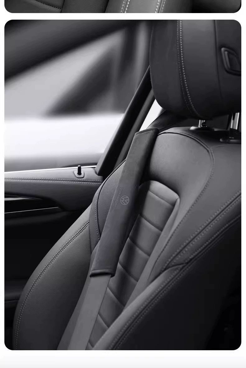 Suitable for Mercedes-Benz Car Seat Belt Shoulder Pads E300/C200L/Glc300 Seat Belt Anti-Neck Protection Cover