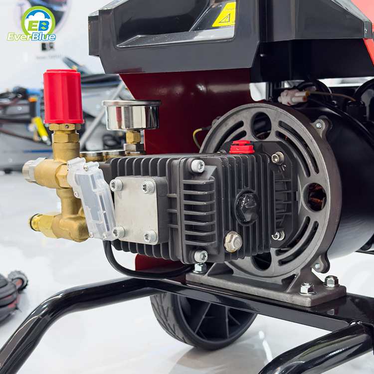 Cross-Border Yilujie Car Washing Machine Single-Phase Pressure Washer for Commercial Use, High-Power Industrial Property and Farm Cleaning