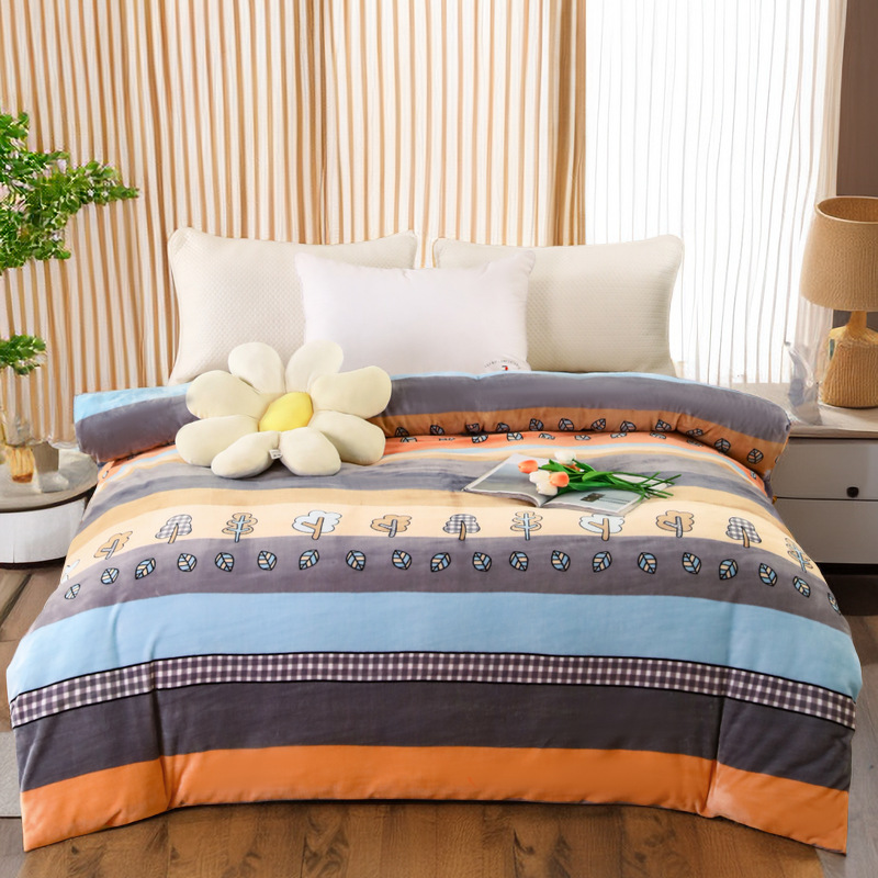 밀크 벨벳 퀼트 - 첫 잎은 가을을 알고 있습니다