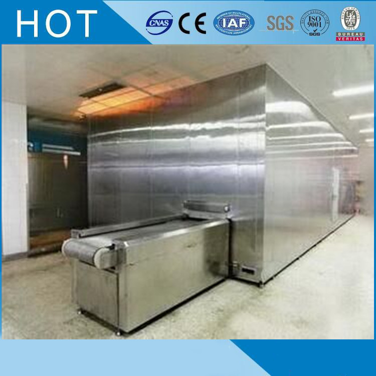 连续式隧道式宽网带单体速冻机鲍鱼淡菜牡蛎蛤蜊馒头面条速冻机