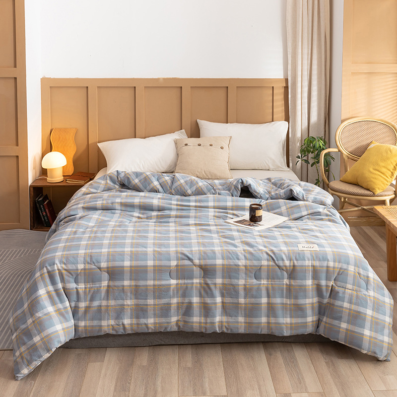Four Seasons Universal Dormitorio individual Ropa de cama de algodón algodón algodón antibacteriano soja primavera y otoño edredón núcleo invierno image 9