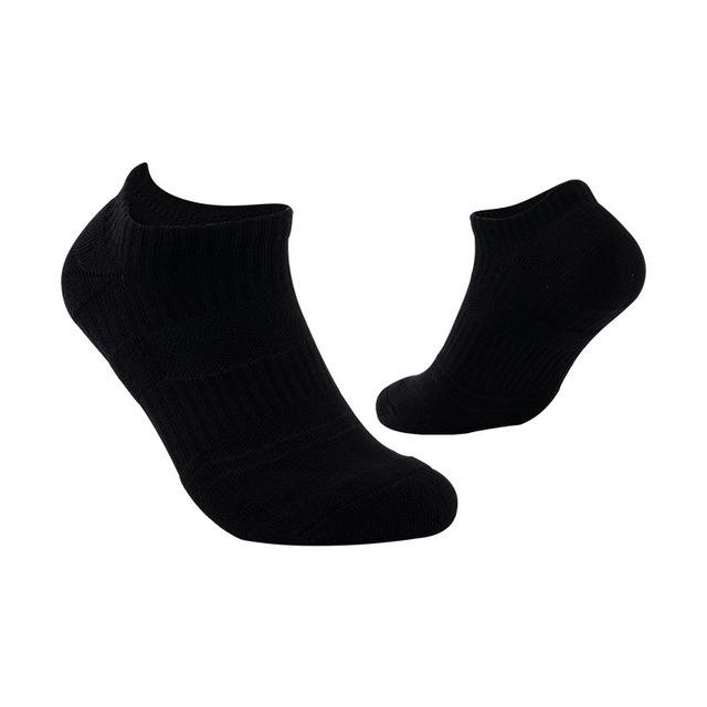 New Sports Socks Men Cotton Cushion Breathable Athletic Badminton Running Fitness Short Low Cut Socks