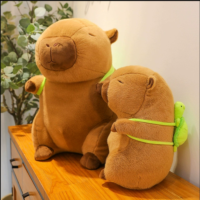 Капибария черепаха рюкзак кукла Капибара кукла плюшевая игрушка девушка подарок на день рождения тряпичная кукла подушка женщина