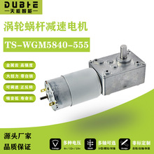 5840-555编码器减速电机 大扭力带编码器电机 涡轮蜗杆电机12V-24