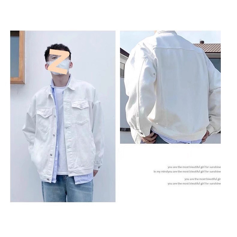 Herr retro cowboy jacka loose denim workwear jacka_voghion.com