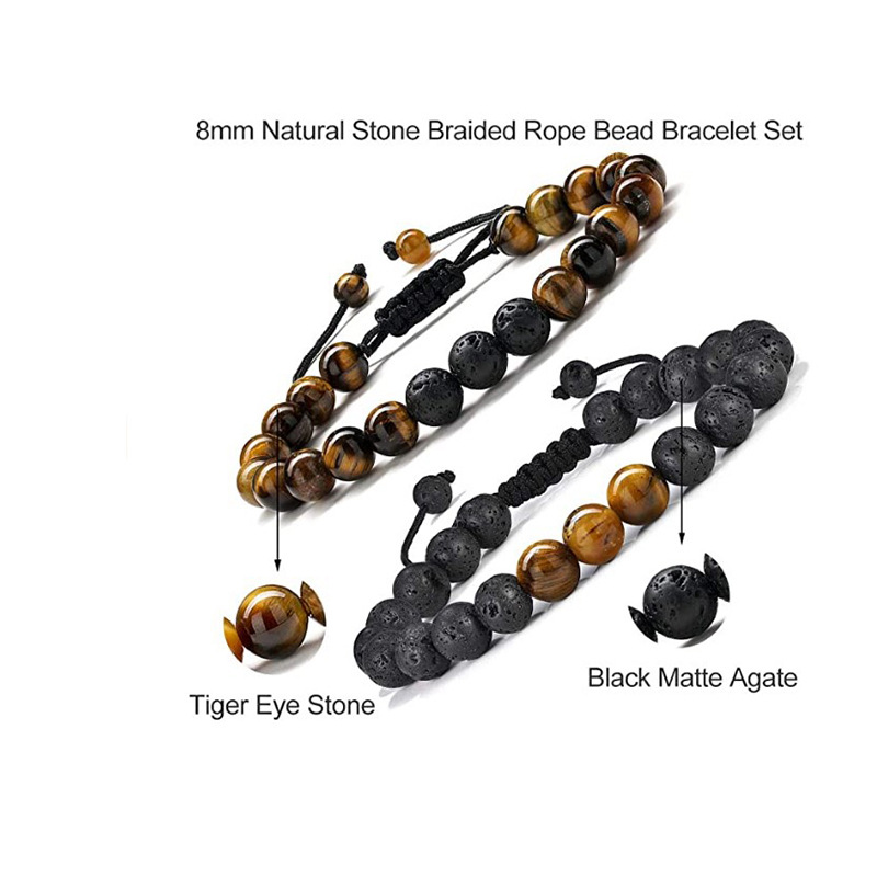 Ethnic Style Geometric Natural Stone Beaded Bracelets display picture 2