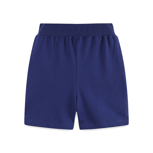 2024 Summer New Arrival Boys Embroidered Shorts Casual Fashion Baby Pants European and American Style Medium Children's Five-Finger Shorts