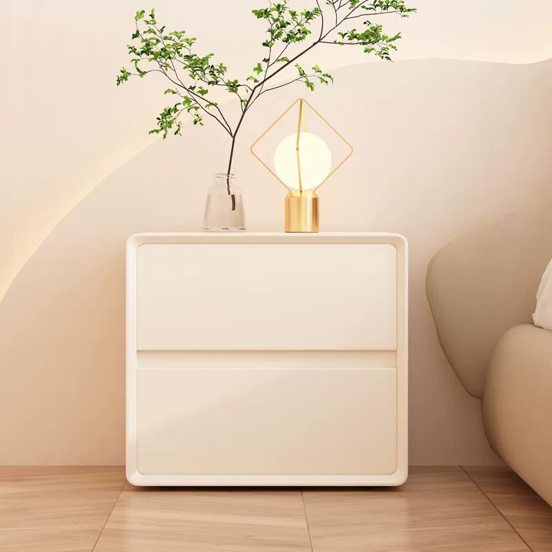 Крем ветровой тумбочки без установки цельные маленькие минималистские тумбочки для спальни дома минималистский Чжао Zhi Цянь