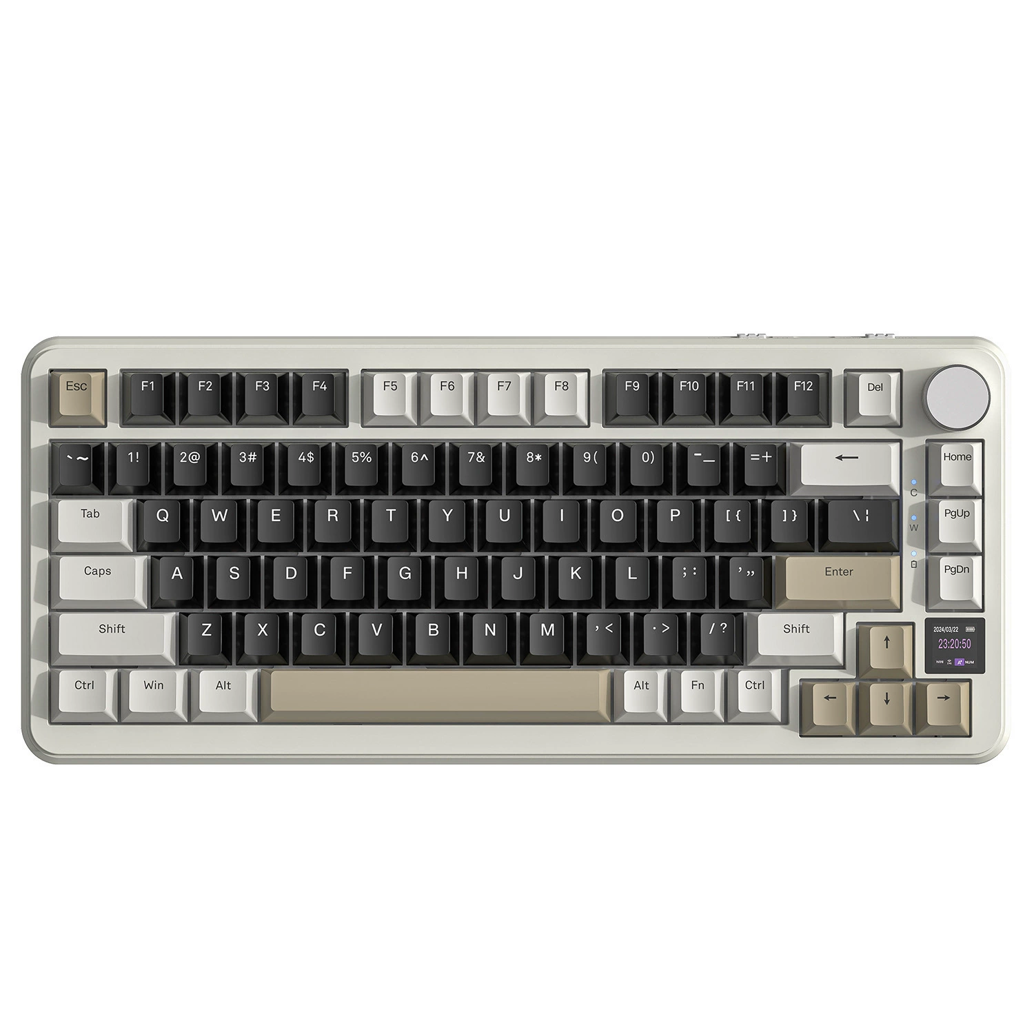 Проводной беспроводной клавиатура с подсветкой RGB, Attack Shark X85PRO, кабельная клавиатура с лампающего подсветкой, с битом