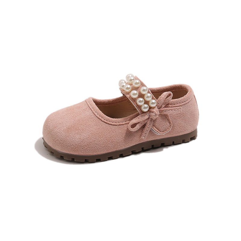 Zapatos de cuero de perlas de niñas 2025 primavera y otoño nuevos bebés femeninos con suela suave zapatos princesa marizhen zapatos de moda para niños image 6