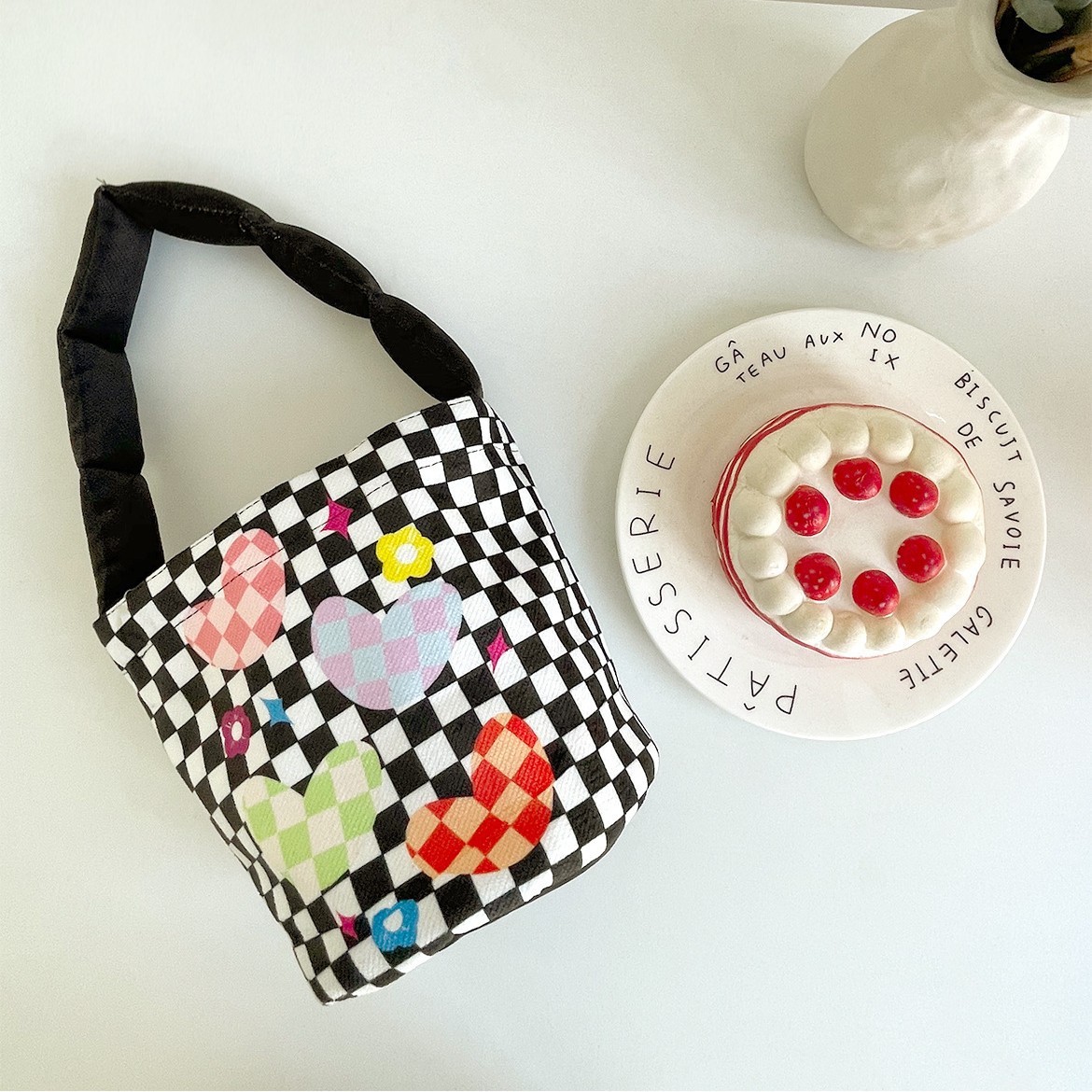 Tablero de ajedrez Plaid amor cinturón negro