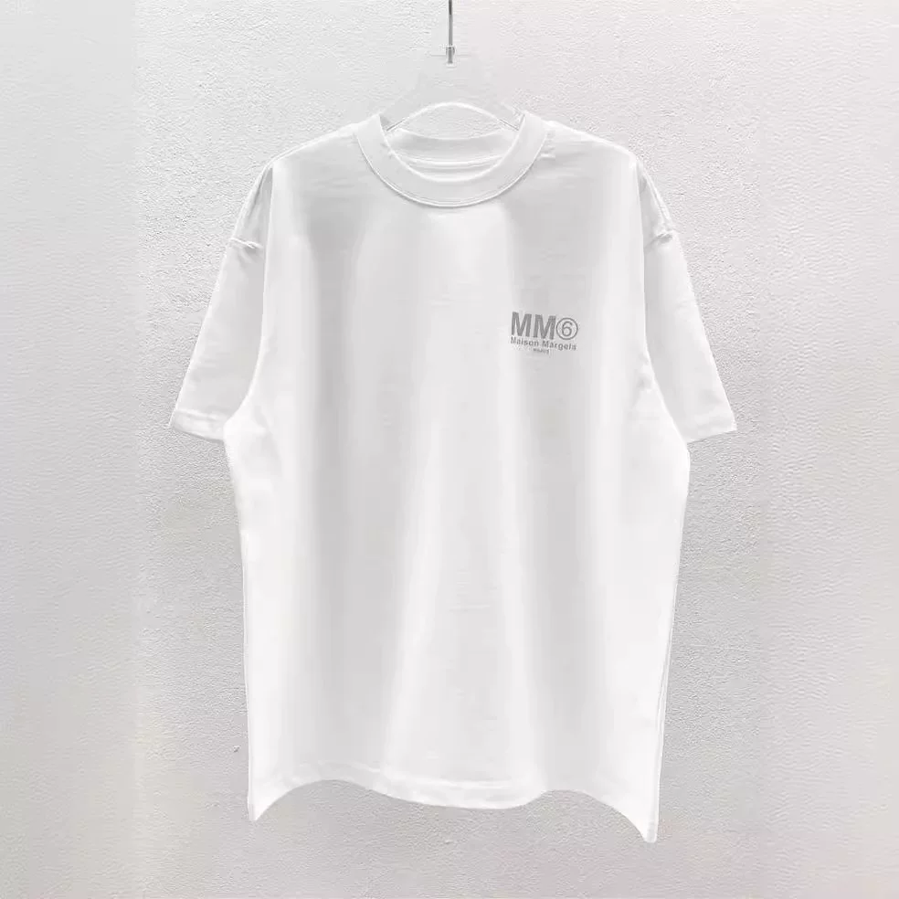 2024SS T-Shirt 300G Heavyweight Pure Cotton Double Yarn Loose Fit Oversized Short Sleeve