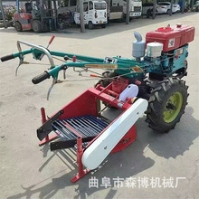 大蒜收获机全自动小型收蒜机手扶自走式土豆收获机胡萝卜挖获机