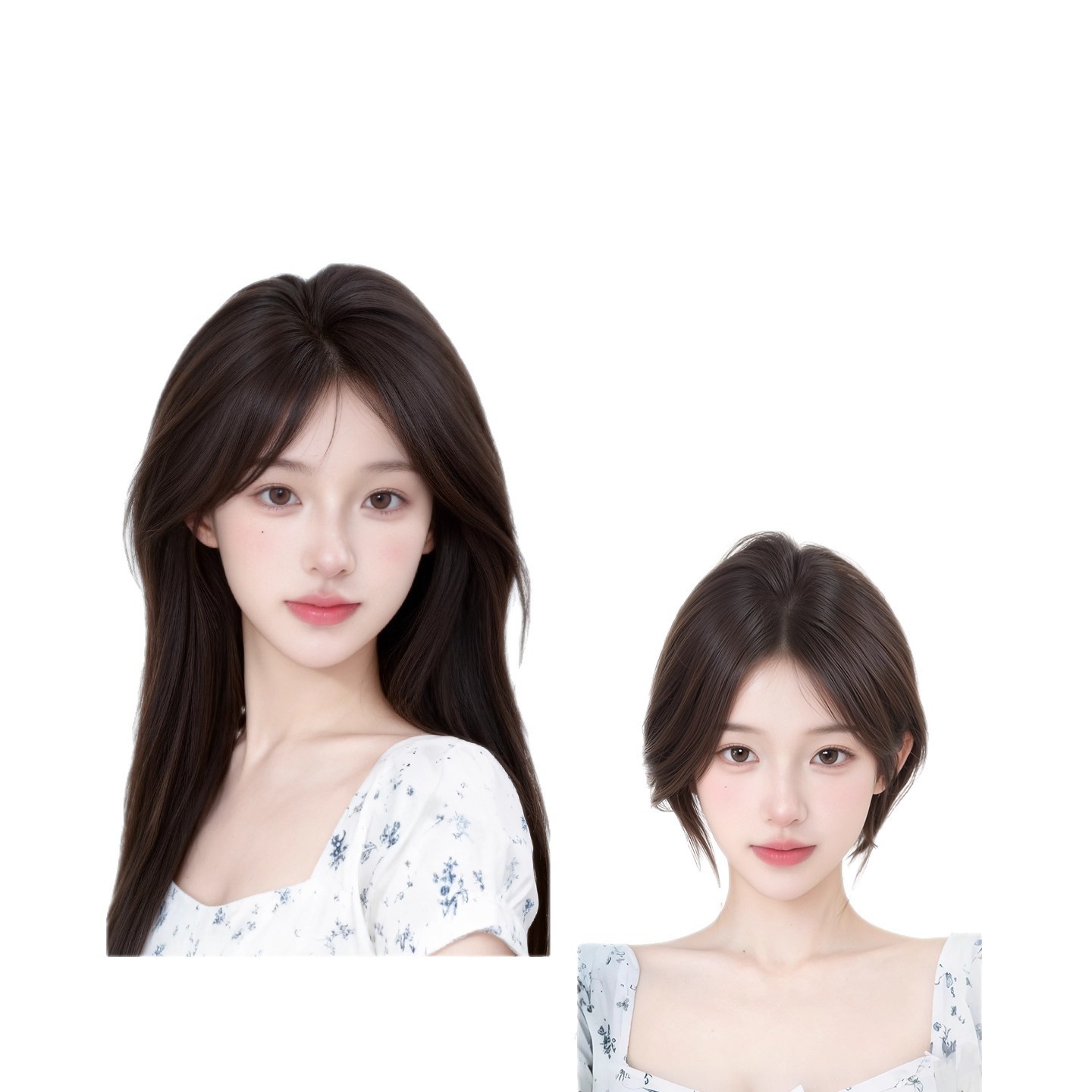 Peruca de peluca, peluca de mujer, reposición de cabello, aumento de cabello, frente invisible, esponjosa, alto cráneo con cabello real, peluca falsa sin rastro.