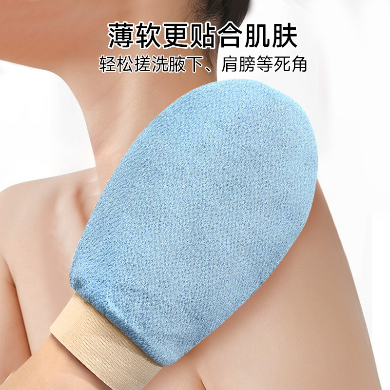 使い捨てバスタオル単層粗砂昔ながらの強力除染男性と女性の家庭用薄いバスタオル背中こすり浴室|undefined