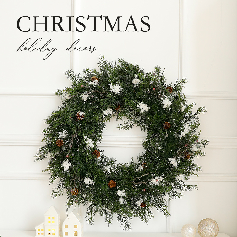 Nuevas vinas de guirlandas de Navidad 40 / 50 / 60cm ventana colgante decoración de Navidad guirlandas de Navidad al por mayor