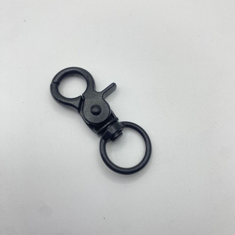 亜鉛合金製カラーペイント4分中型クランプ、スプリングリング、DIYキーホルダー、バッグアクセサリー、卸売|undefined