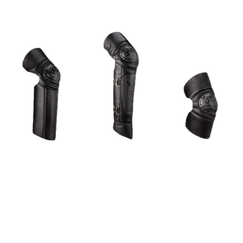 Otoño y invierno rodillas para motocicleta eléctrica protector de pies a prueba de frío con lana gruesa y protector de piernas calientes para hombres y mujeres