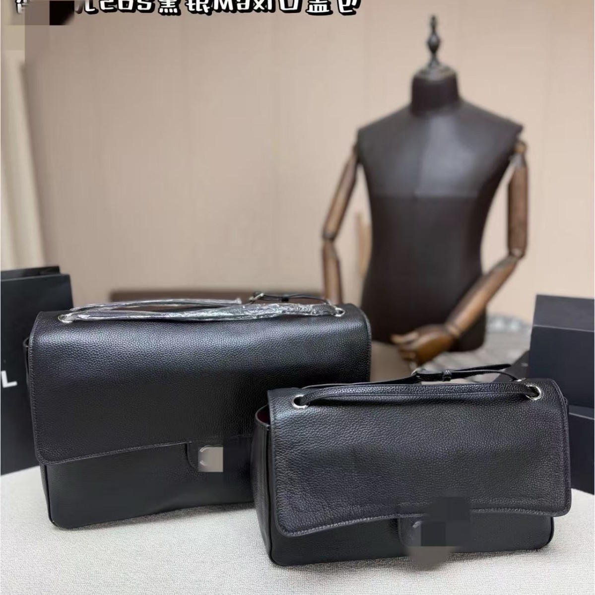 2026 Spring/Summer Bestseller: Small -style CF Flap Tote Bag, Original Cowhide, High-end Feel, Large Capacity, Single-shoulder Underarm Bag