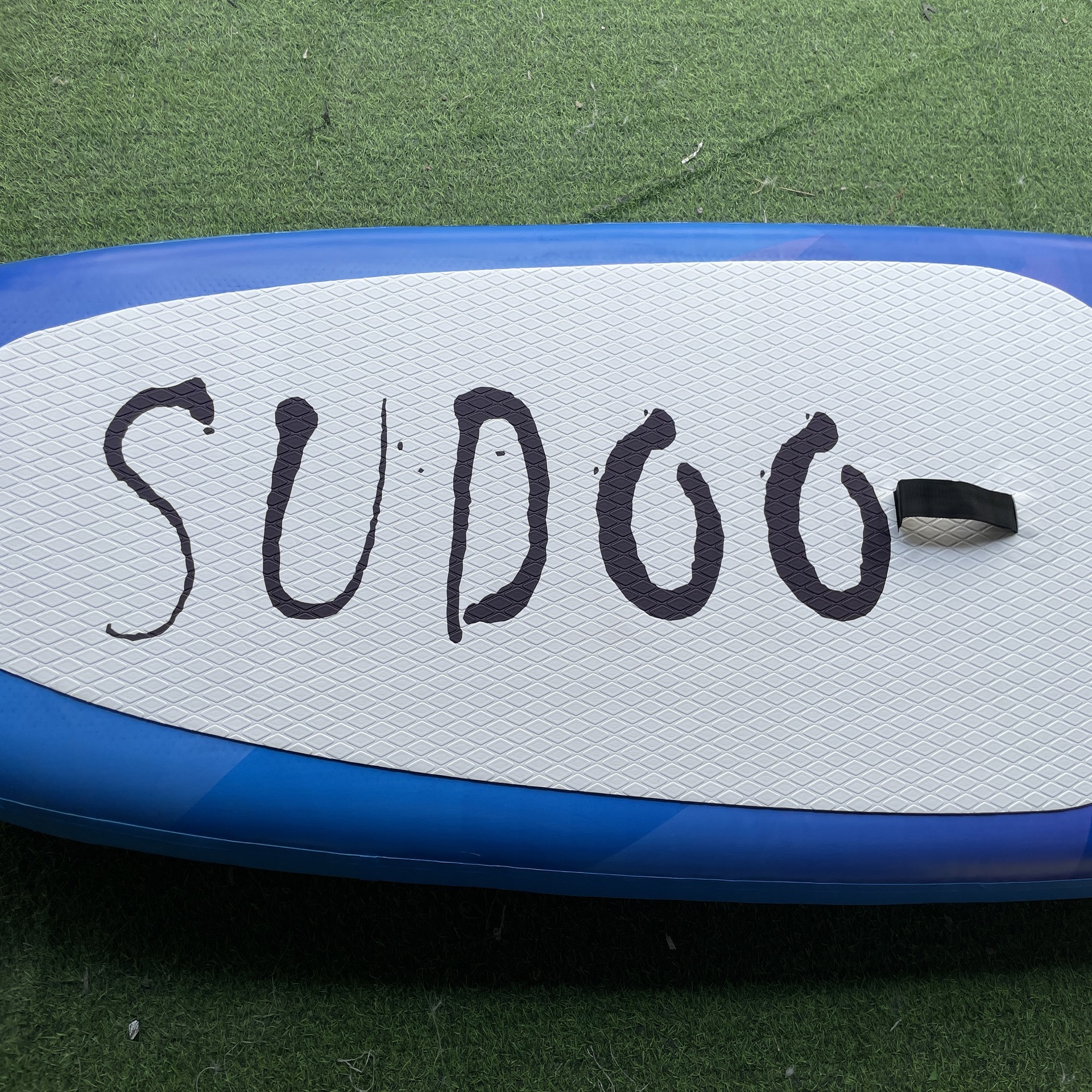 Profundo azul de mar infláble SUP tabla de paddle de agua profesional de pie tabla de surf plegable tabla de remo conveniente