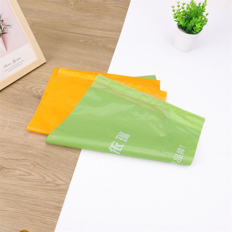 加厚平口袋塑料袋手提袋印刷logo黑色礼品袋包装袋服装店衣服袋子