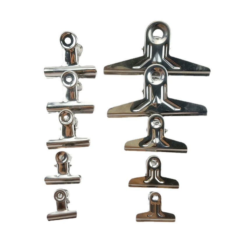 Stainless Steel Ticket Clip Round Clip Flat Steel Clip Ticket Clip Iron Clip Powerful Clip Large Clip Small Clip