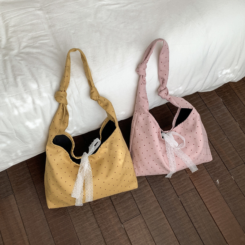 Bolsas de lona casuales de gran capacidad, bolsas de mujer 2026 nuevas moda diaria, bolsas de hombro de punto de onda, bolsas de viaje